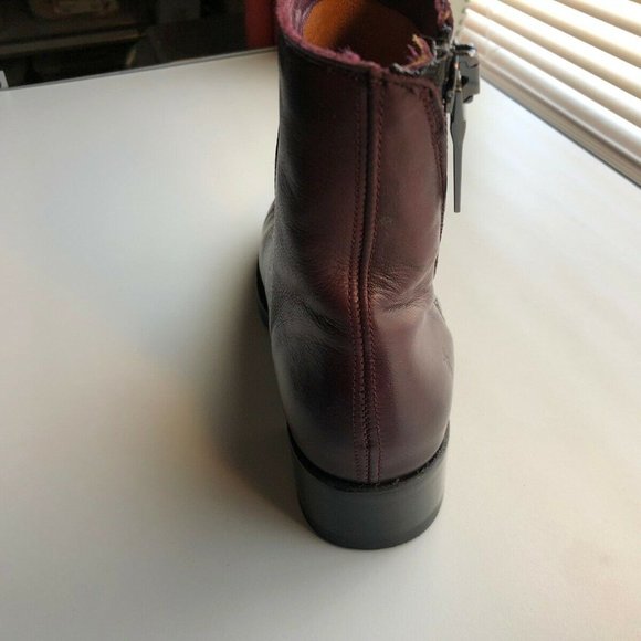 NEW Frye Womens Demi ankle boots in Wine Merlot - Picture 7 of 11
